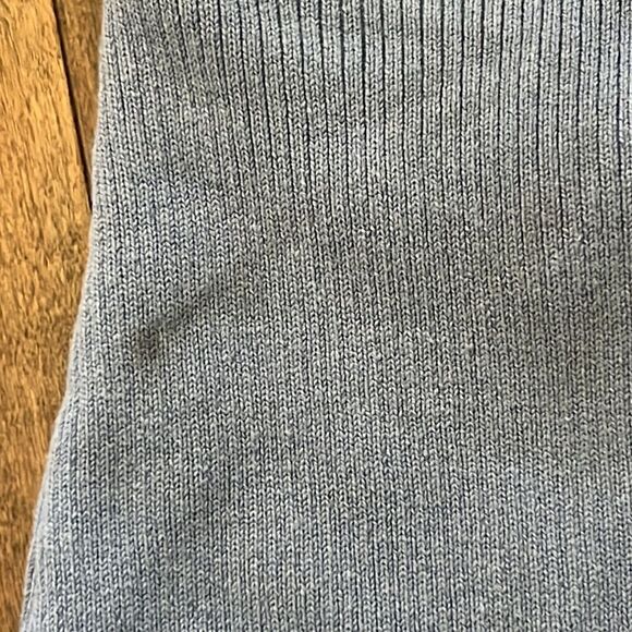 Free People Laurel Blue Knit Skirt L - Picture 5 of 6